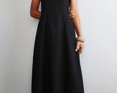 Black Maxi Dress - One Shoulder Bridesmaid Dress : True Elegance Collection II