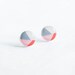 Tiny earrings post, modern stud earrings - geometric jewelry