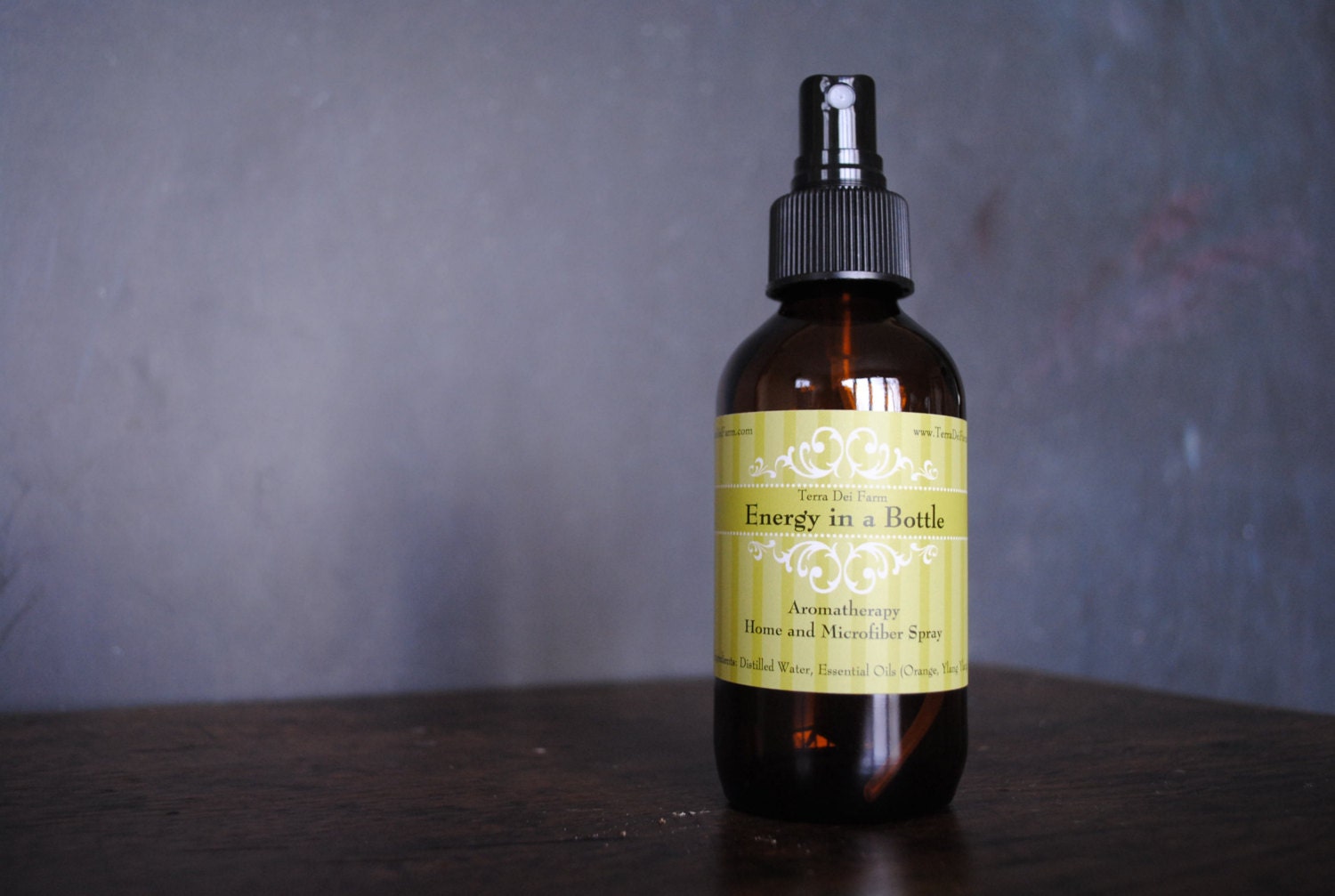 Energy in a Bottle: Aromatherapy Home and Microfiber Spray - 4oz - Spring Cleaning, Fresh Eco Friendly Home