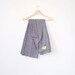 Grey tweed 1970s bell bottom trousers