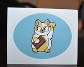 Lucky Cake - Adventure Time inspired die cut STICKER