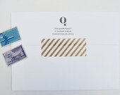 Alphabet Custom Return Address Stamp