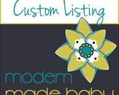 Custom Listing for Leah