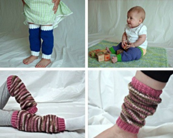 FREE SHIPPING Custom Made to Order Knit Leg Warmers Infant/Toddler Size--Many Colors Available