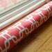 Draft Stopper- Coral Gotcha Chainlink- Window or Door Snake