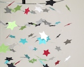 FREE SHIPPING The Groovy Guitar Star Mobile. Nursery Decor, Photo Prop, Baby Shower Gift, Mobile.