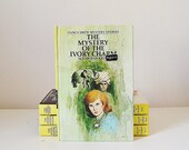 Nancy Drew Book The Mystery Of The Ivory Charm Vintage 1960's Mystery No. 13