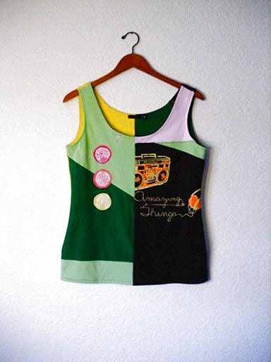 The Upcycled Tank, size M- Amazing Things