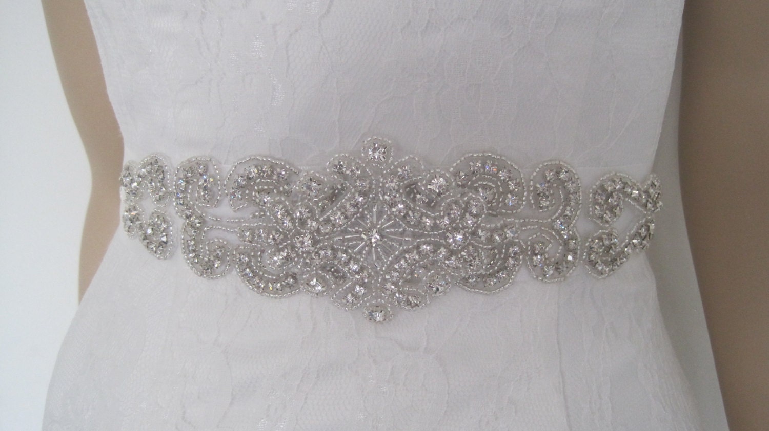Sash wedding-bridal sash wedding-wedding dress sashes-rhinestone  belt, wedding dress belt,- "AVA