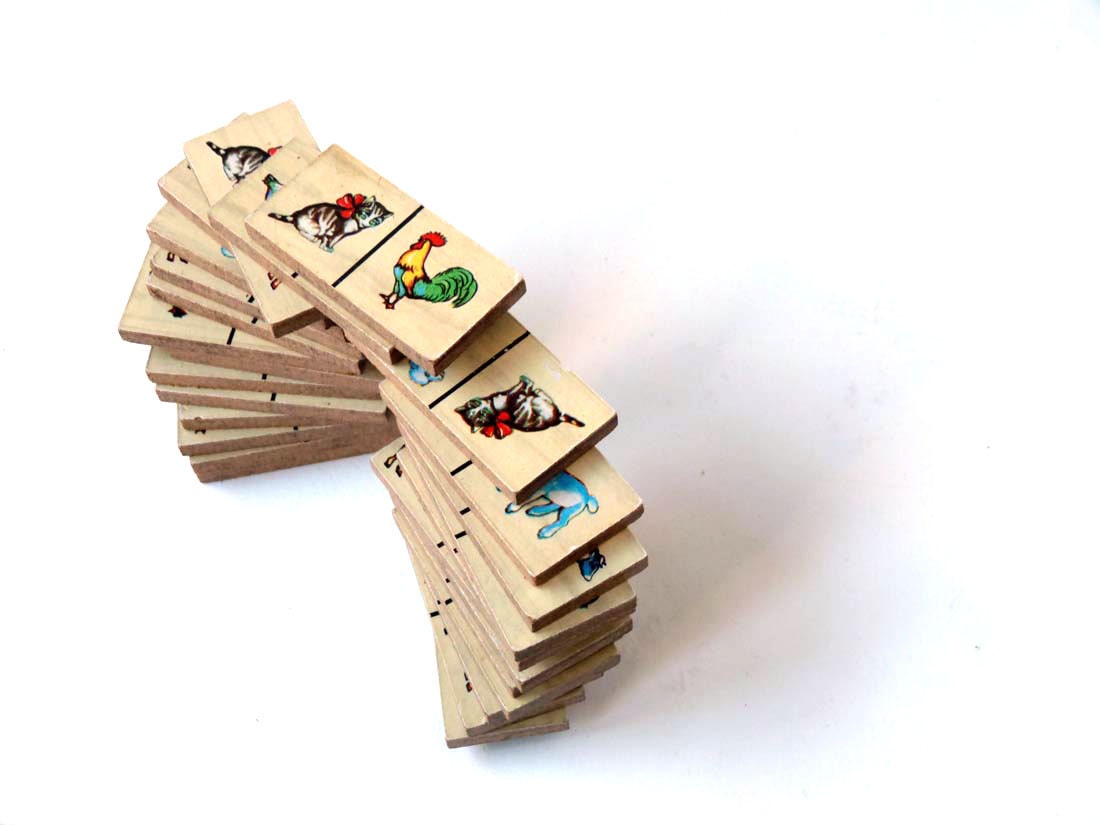 Animal Dominoes, set of 28