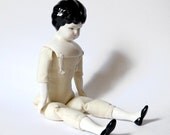 Antique Mid Century Toy Porcelain Doll