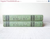 50% Off Sale Vintage Book Set  John Leech: His Life and Work Old Rare Books