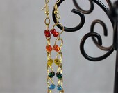 Gay Pride LGBT Earrings- Loopy Rainbows