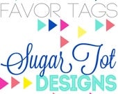Favor Tags - A LA CARTE - Printable