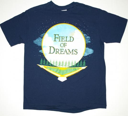 Vintage Field of Dreams Movie T-shirt Kevin Costner 1980's Tee Shirt 80s Iowa
