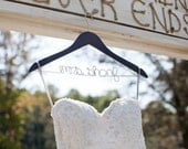 Custom Wedding Hanger, Personalized Bridal Gift