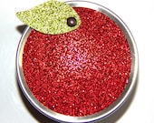 Set of 12 Apple Favor Tins in Red Glitter: for Teacher Appreciation Week/Day, Snow White Party Il_170x135