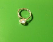Elegant Rainbow Moonstone Sterling Silver above the knuckle ring