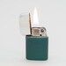 Hand Painted 1960s Ronson Typhoon Pocket Lighter With Color Shifting Enamel