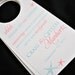 Wedding Door Hangers/Do not disturb signs