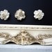 Beautiful Antique Ornate Frame Ivory & Gold Magnetic Chalk Board-Wedding Sign- Menu Board- Kitchen organizer