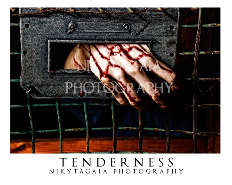 8x10 Tenderness Horror Dark Art Still Print - NikytaGaia Photography