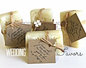 Natural Eco Bridal 25 Soap Mini Favors Bridal Shower, Weddings, baby shower, party favor