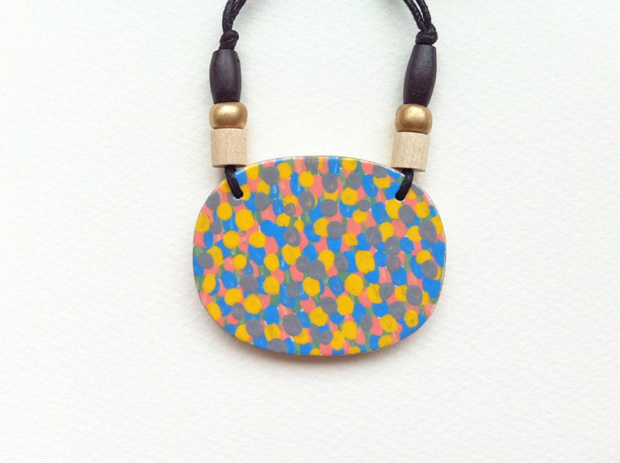 Oval Necklace // Pastel