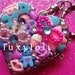Kawaii Pastel Heart Picture Frame Compact Mirror Combo Keychain