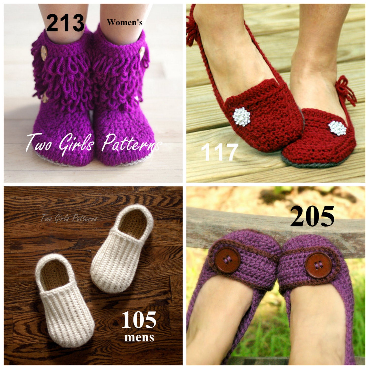 Crochet Pattern - Any 4 Patterns for 17.00