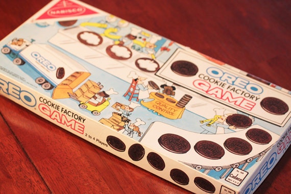 Vintage 1987 Oreo Cookie Factory Game By Cadaco And Nabisco