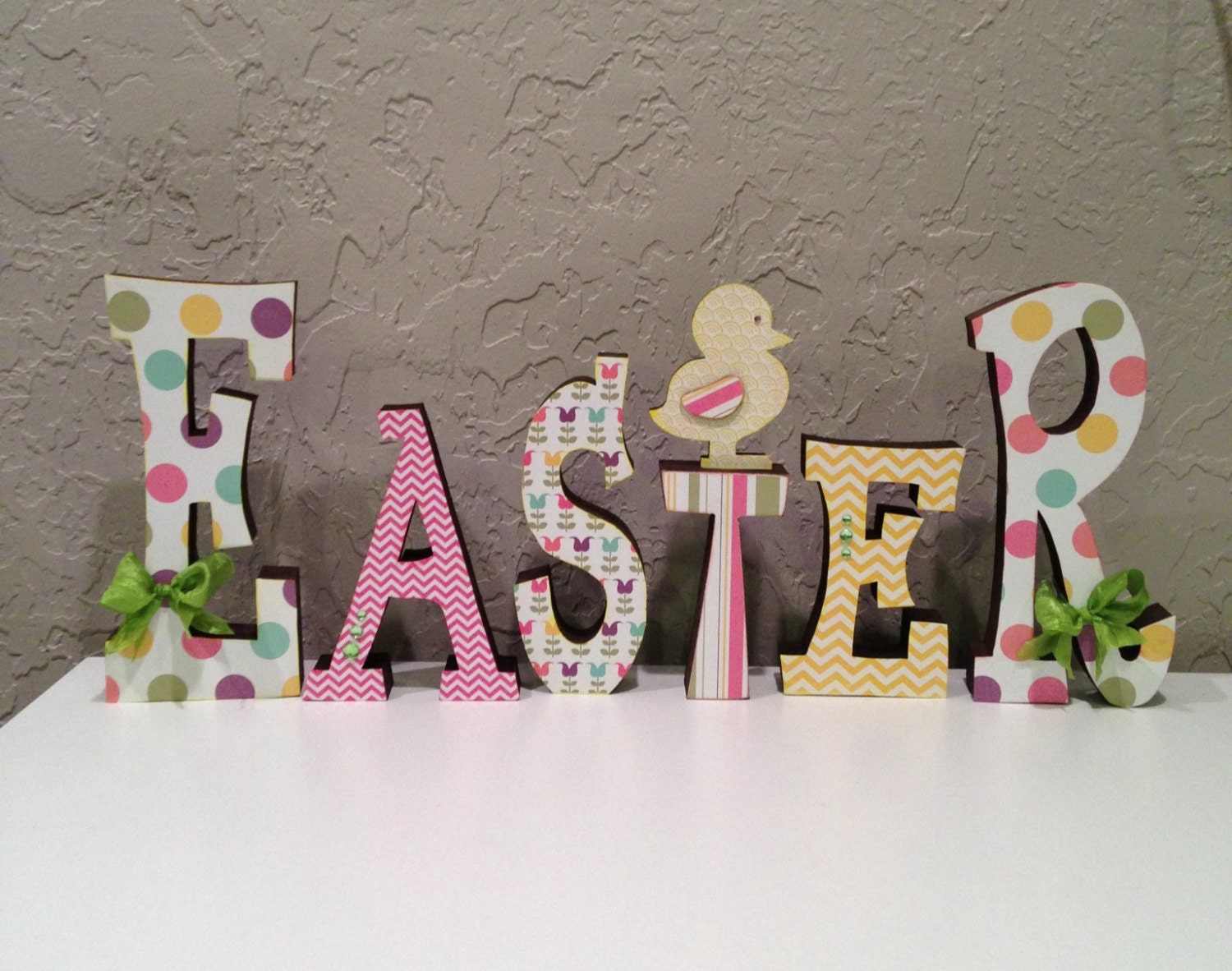 Easter Wood Letters. Ready to Ship. 