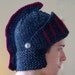 USC Trojan Hat - Knight Helmet Beanie - Gladiator Trojan Spartan Mohawk Hat - Handmade Knit Hat