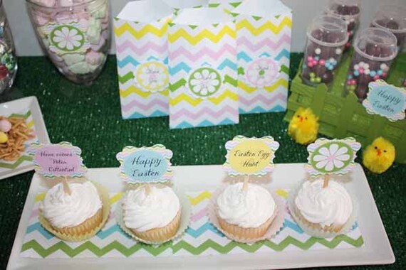 PRINTABLE Toppers - Easter Chevron Collection - BellaGrey Designs Il_570xn