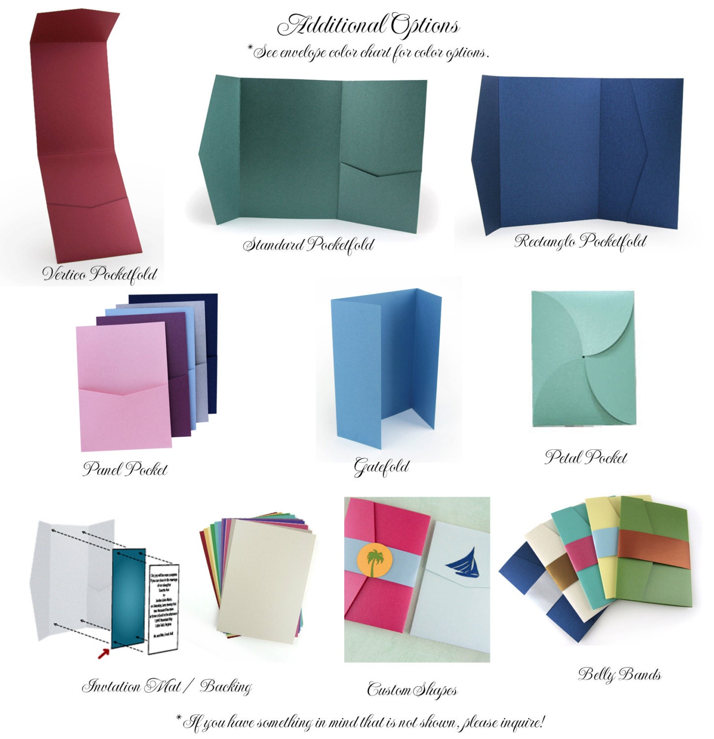 The Copper Leaf Wedding Invitation Set (5x7) - SAMPLE