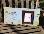 Customize your own Picture  Frame, quote, song, lyric, anniversary, Mother's day, Wedding, grandma gift by Ladybug Design by Eu