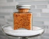 Sun Dried Tomato Sea Salt for the Inspired Chef. Hand made specialty sea salt seasonings in glass jars.