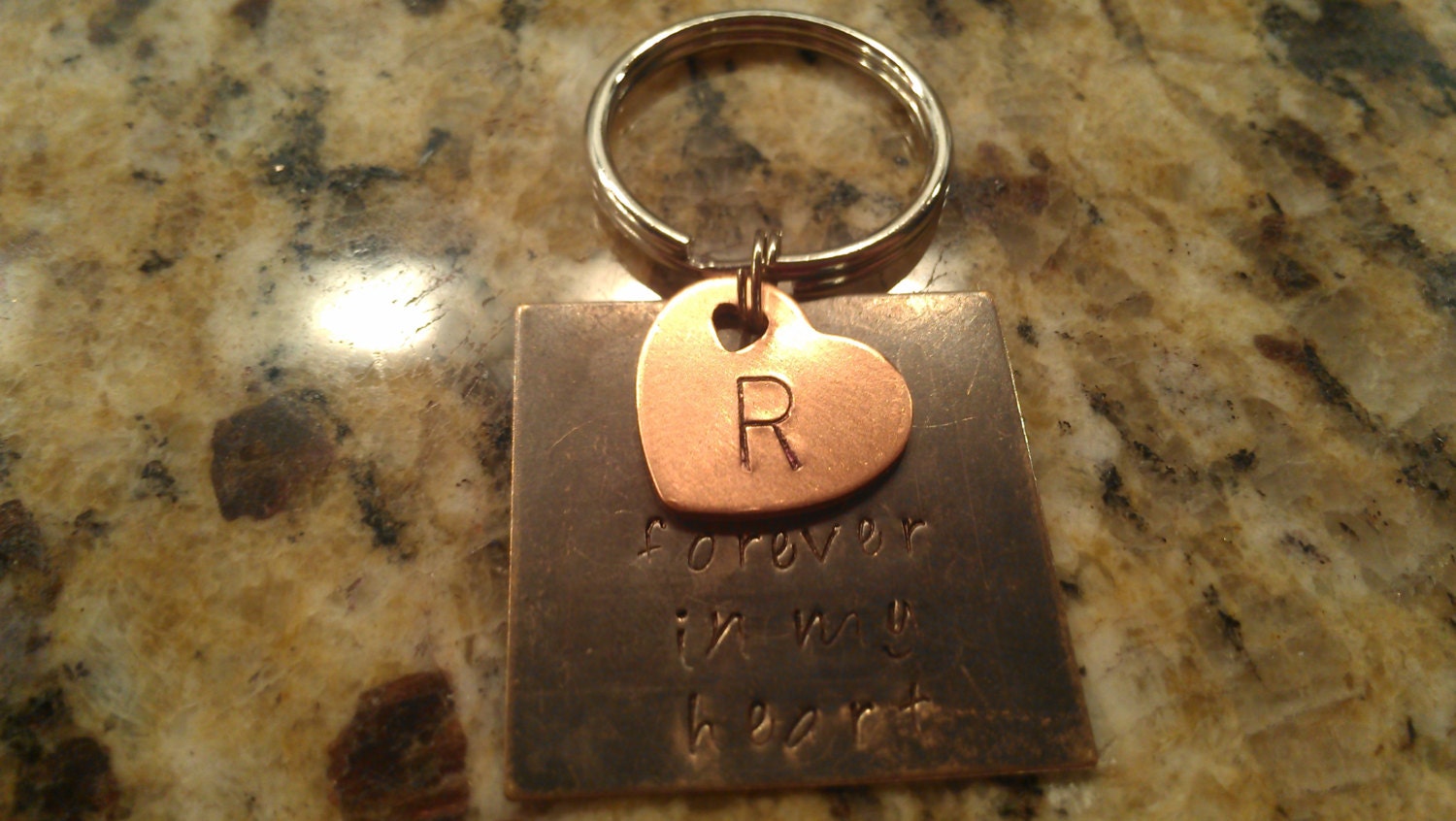 mens key chain heart valentine personalized gifts