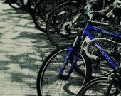 Stand Out-  8 x 8 Fine Art Photography, Home Decor, Bike, Bicycles, blue, boys wall decor, blue bicycle