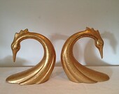 Hollywood Regency Peacocks, 24 KT gold