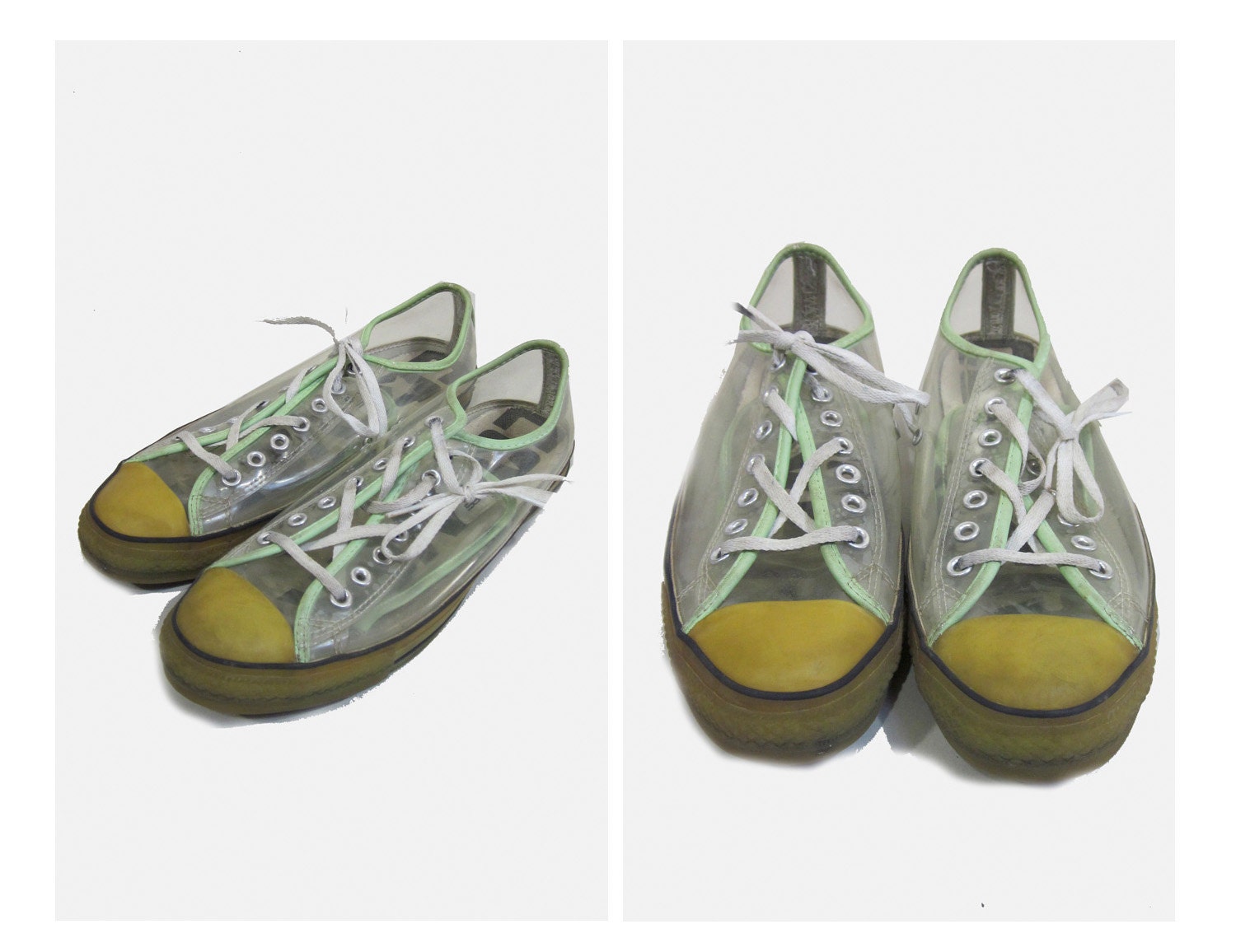 Extremely Rare Vintage GLOW in the DARK Converse - Size 11