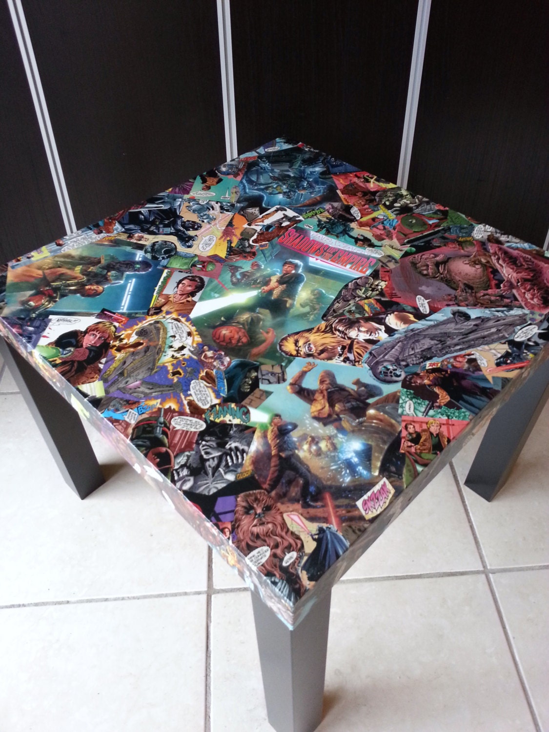 Star Wars Comic Collage Table FREE SHIPPING USA