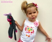 Baby Owl Tank Girls Owl Singlet