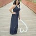 Emmaline Womens Misses Maxi Dress PDF Pattern Tutorial,  Ebook, Epattern, Sizes XS-L included.