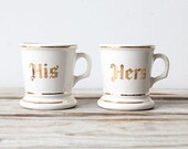His & Hers Gold Mugs