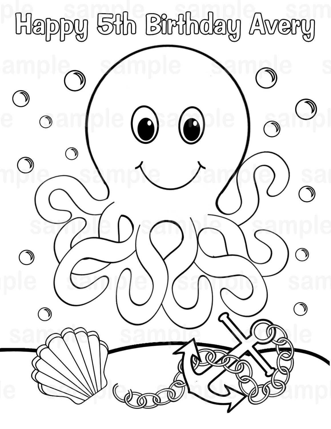 octopus coloring pages and activities - photo #33