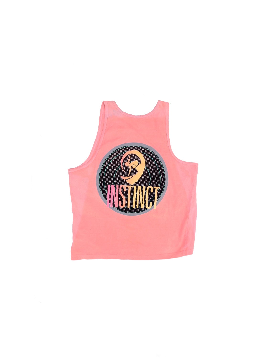 Wicked 90s Neon Instinct Surf Tank - L