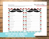 INSTANT DOWNLOAD Little Man Mustache Wishes For Baby Il_170x135