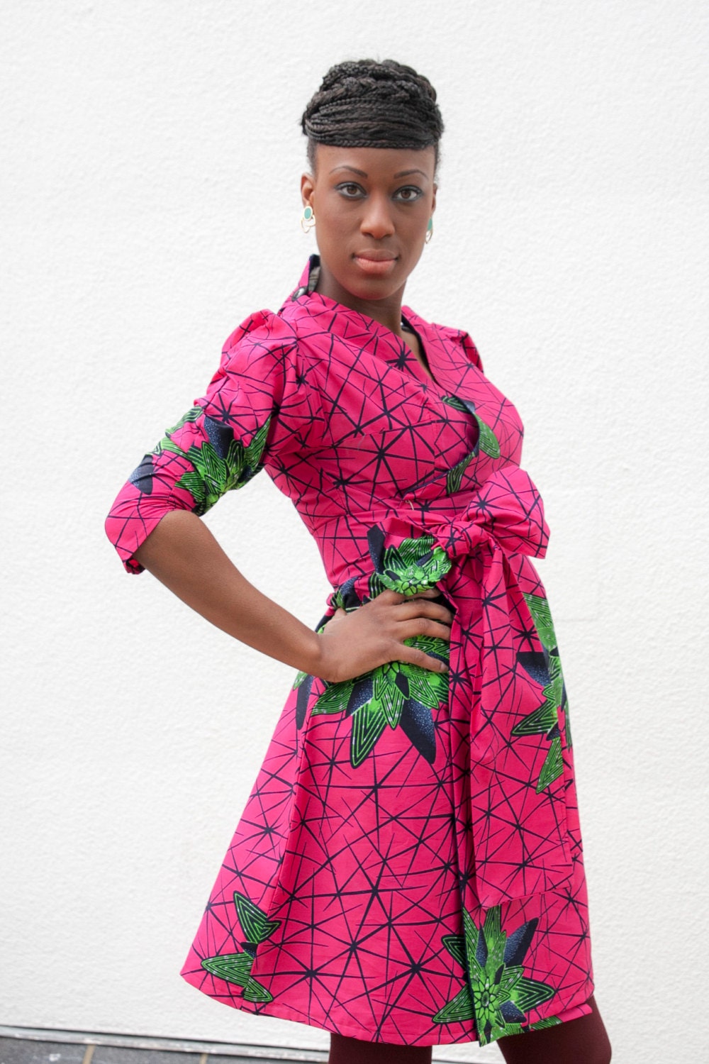 Ankara jacket dress - military lady GITAS PORTAL