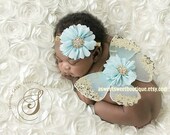 Newborn Butterfly Wings Sweet Golden Aquamarine Sparkle Wings And Headband Set From The Sweet Fairy Fancy Collection Newborn Photo Prop
